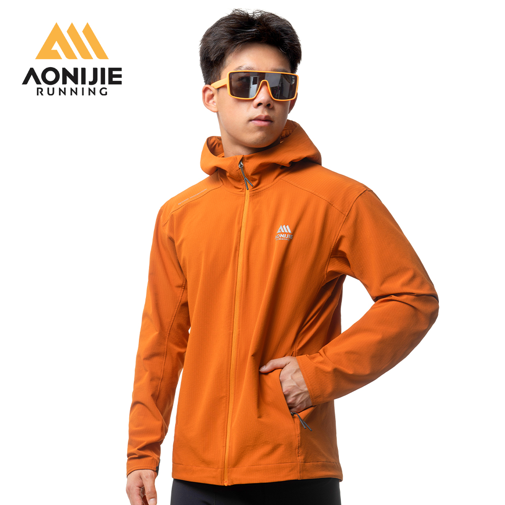 Reflective Running Jacket - Мужская непродуваемая куртка AONIJIE, теплая осенне-зимняя