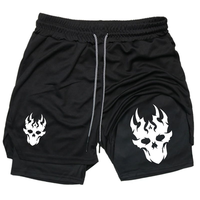Running Gear Cool - Мужские летние быстросохнущие двухслойные спортивные шорты