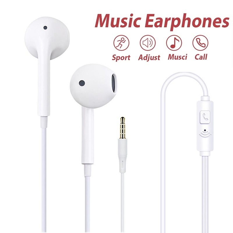 Running Gear Headphones - Проводные наушники 3,5 мм с микрофоном,