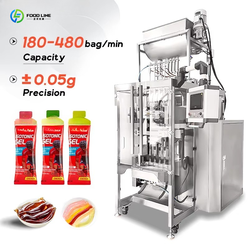 Energy Gel Pack - Автоматическая многоскоростная машина для упаковки гелевых
