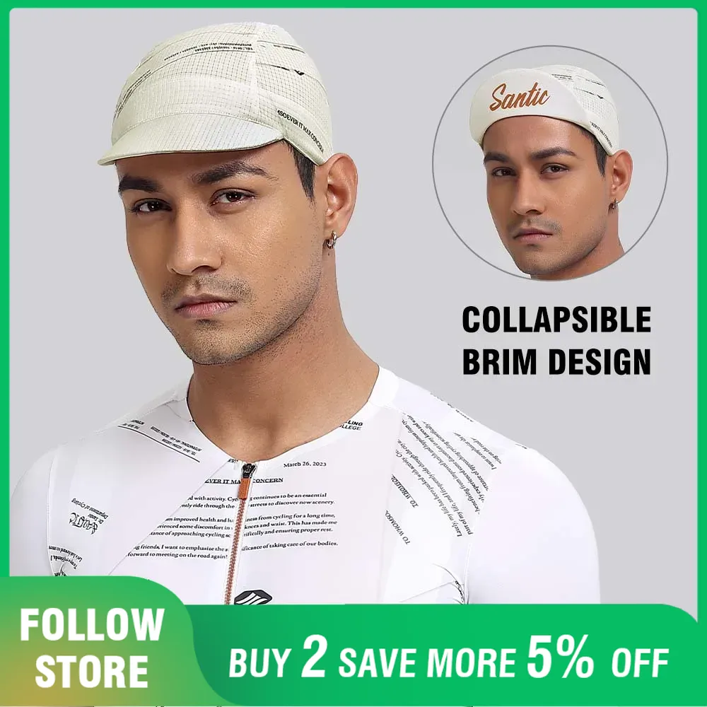 Running Gear Hat - Santic дышащая велосипедная кепка под шлемом