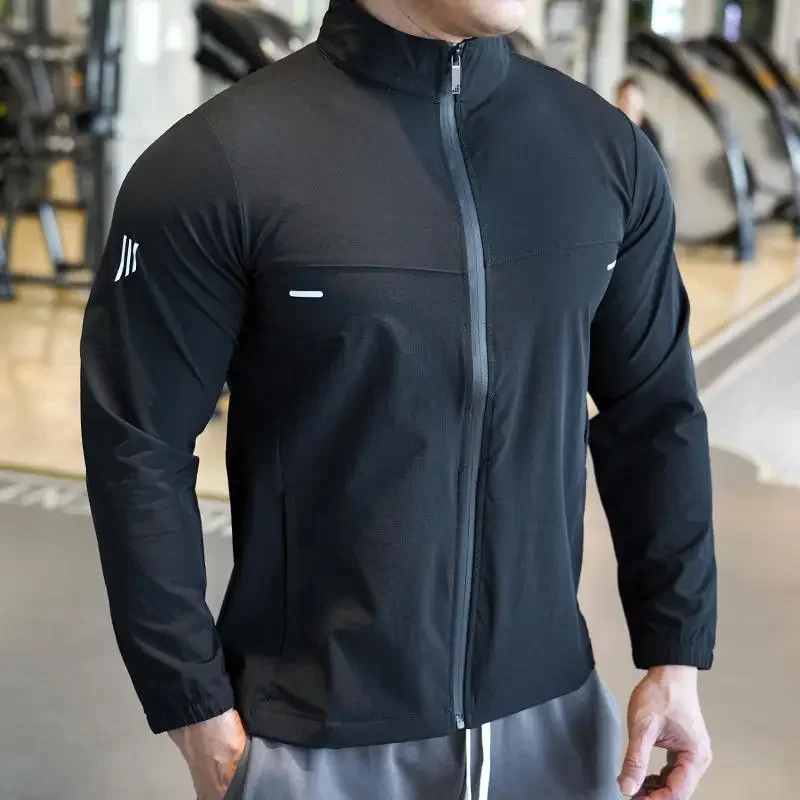Reflective Running Jacket - Тонкие рубашки из ледяного шелка, топы,