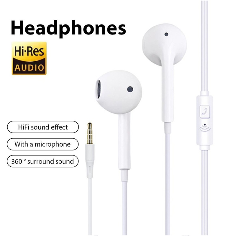 Проводные наушники 3,5 мм с ми – обзор и цена Running Gear Headphones