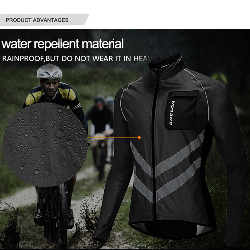 Ветрозащитная спортивная куртк – обзор и цена Reflective Running Jacket