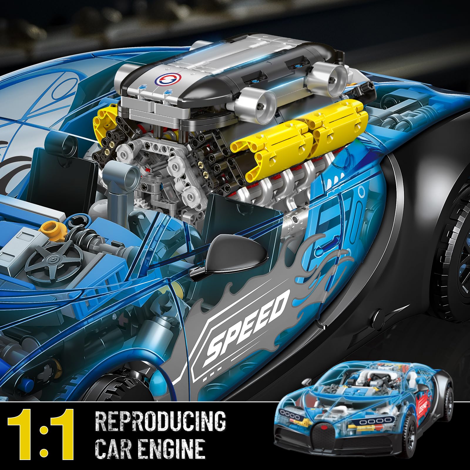 Комплект модели двигателя V12, – обзор и цена Running Gear Engine