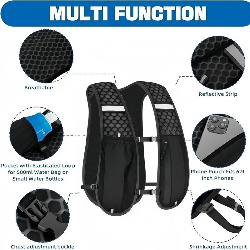 Новый ультралегкий жилет-рюкза – обзор и цена Running Gear Hydration