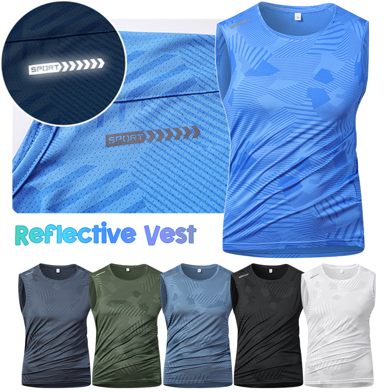 Мужской светоотражающий жилет  – обзор и цена Reflective Running Jacket